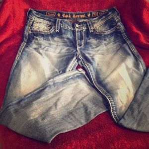 Rock Revival Mandell 32 Easy boot cut jeans